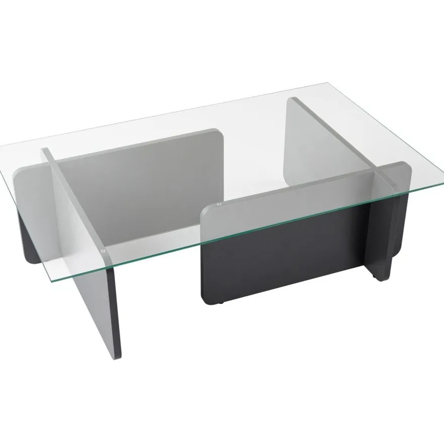 Sohvapöytä Linento Furniture Flavio 105x30cm lasikansi