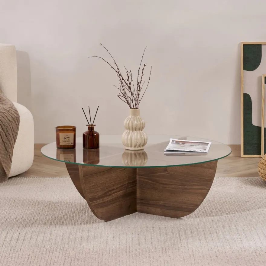 Sohvapöytä Linento Furniture Liya, 90x90cm