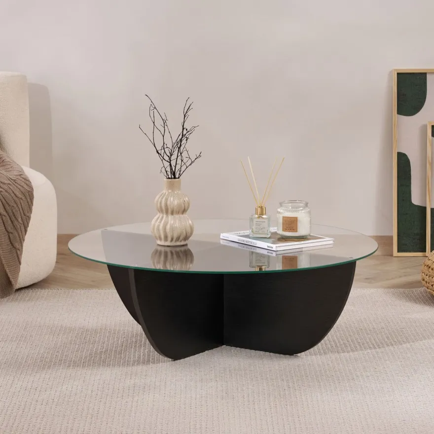 Sohvapöytä Linento Furniture Liya, 90x90cm