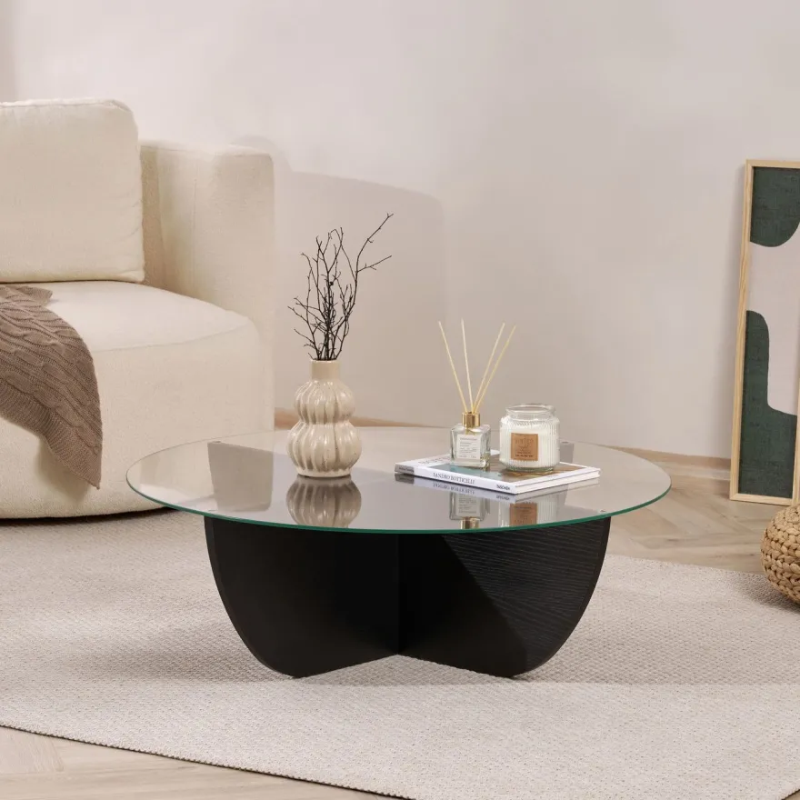 Sohvapöytä Linento Furniture Liya, 90x90cm