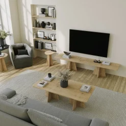 Sohvapöytä Linento Furniture Mushroom 2 tammi