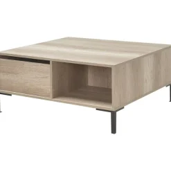Sohvapöytä Linento Furniture SHP-660, 90x90cm, vetolaatikolla