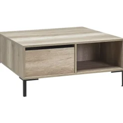 Sohvapöytä Linento Furniture SHP-660, 90x90cm, vetolaatikolla