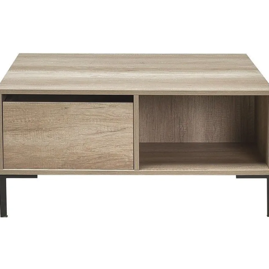 Sohvapöytä Linento Furniture SHP-660, 90x90cm, vetolaatikolla