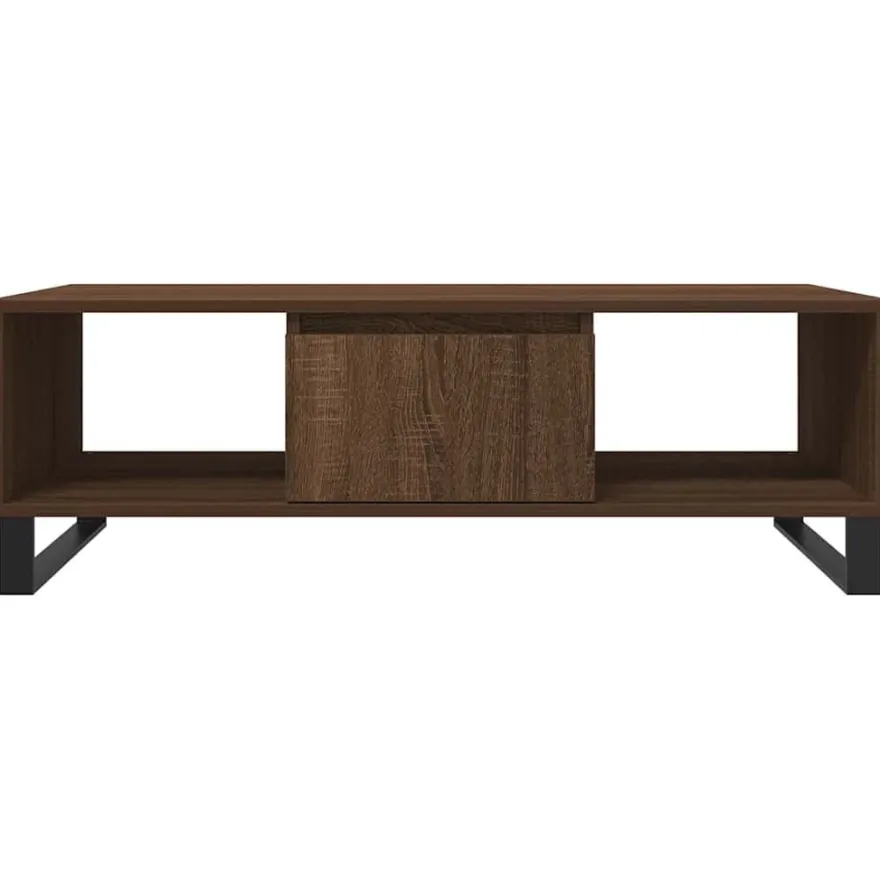 Sohvapöytä ruskea tammi 104x60x35 cm tekninen puu (27099)