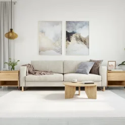 Sohvapöytä/sarja tekninen puu, 50x46x50 cm, eri värejä ja pakkauskokoja (31722)