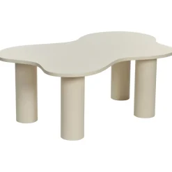 Sohvapöytäsetti Linento Furniture Bloom, kerma