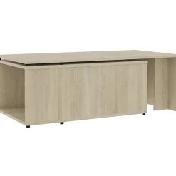 Sohvapöytä sonoma-tammi 150x50x35 cm lastulevy