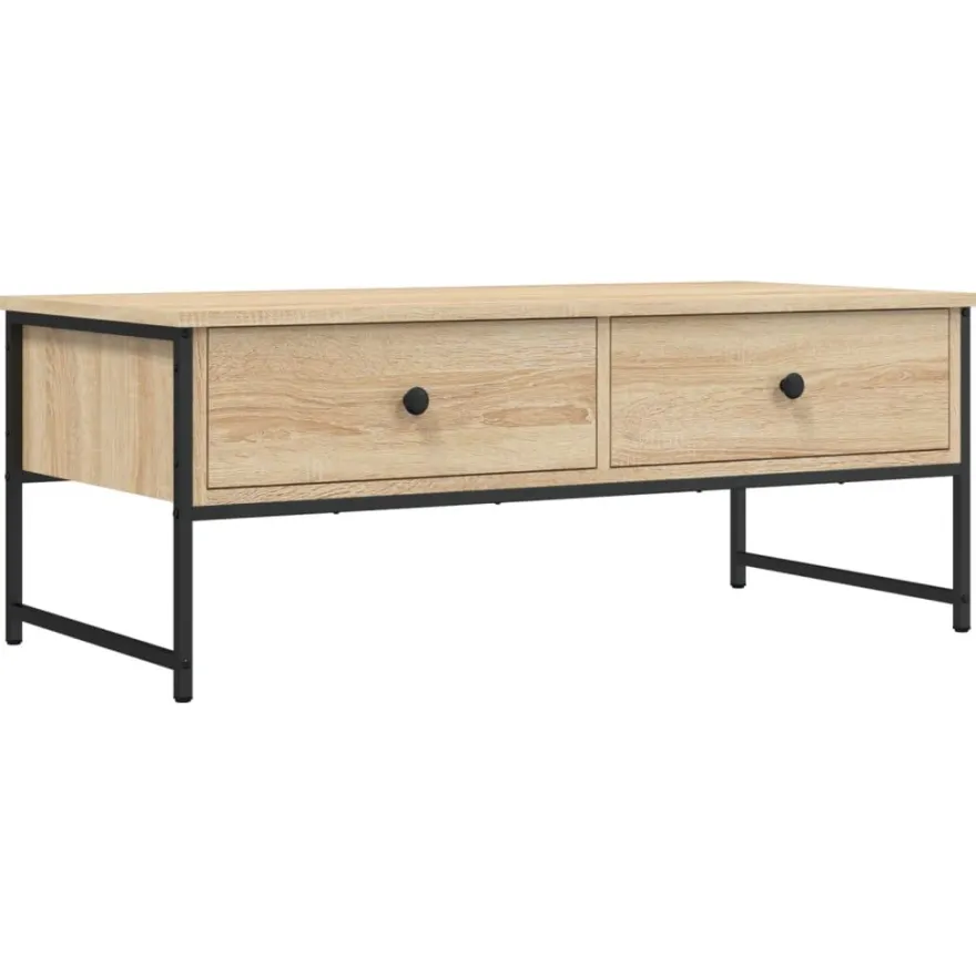 Sohvapöytä tekninen puu, 101x49x39,5 cm, eri värejä (32599)