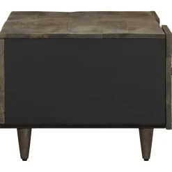 sohvapöytä vaaleanharmaa 100x54x40 cm massiivipuu mango (17804)