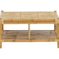 Sohvapöytä Venture Home Cane, 90x90cm, luonnollinen bambu