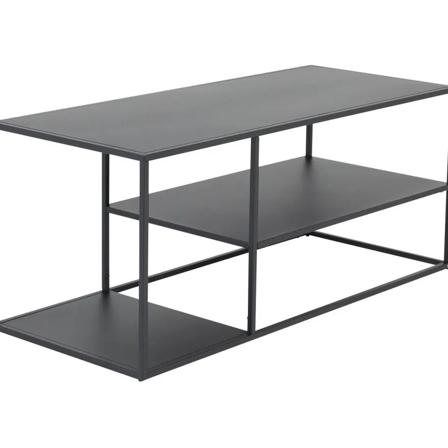 Sohvapöytä Venture Home Staal, 50x120cm, musta