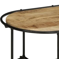 Sohvapöytä, 110x55x40 cm, eri massiivipuumateriaaleja (42381)