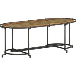 Sohvapöytä, 110x55x40 cm, eri massiivipuumateriaaleja (42381)