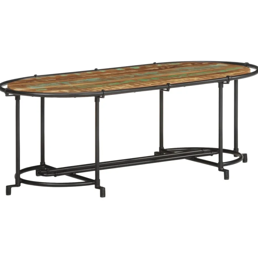 Sohvapöytä, 110x55x40 cm, eri massiivipuumateriaaleja (42381)