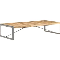 Sohvapöytä 180x90x40 cm karkea mangopuu