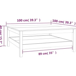 Sohvapöytä 35-110x35-100x40cm, mänty, eri kokoja ja värejä