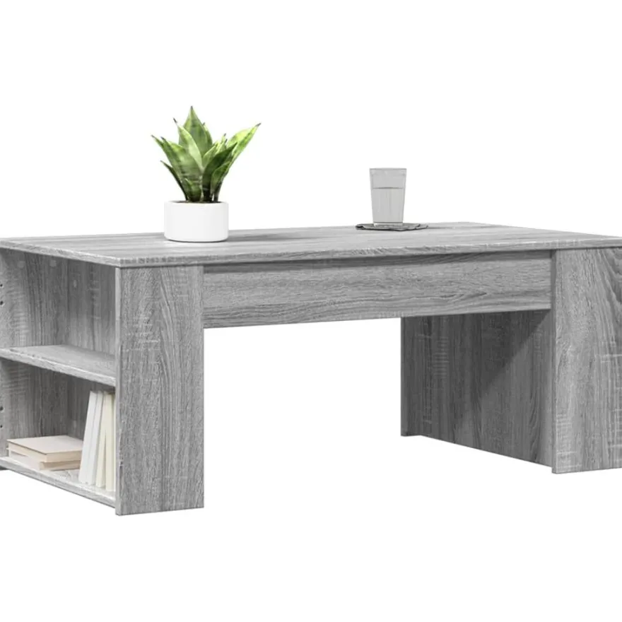 Sohvapöytä, 102x55x42 cm, tekninen puu, eri värejä (33613)