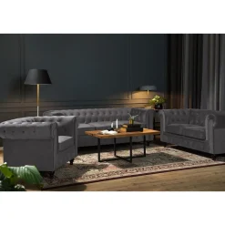 Sohvaryhmä Chesterfield Lyx 6 ist eri värejä