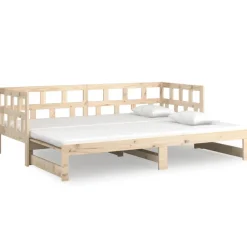 Sohvasänky, ulosvedettävä, 2x (90x200 cm), täysi mänty, eri värejä (14064)