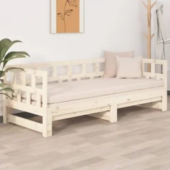 Sohvasänky, ulosvedettävä, 2x (90x200 cm), täysi mänty, eri värejä (14064)