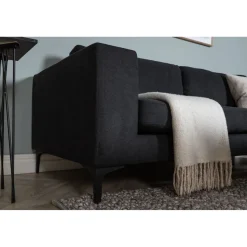 Sohva Venture Home Bolero, 3-istuttava, musta
