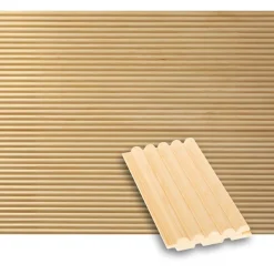 Sormipaneeli Tuuli Indoor, 15x90mm, VM/EM, mänty, puuvalmis