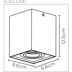 Spottivalaisin Lucide Tube, GU10, valkoinen