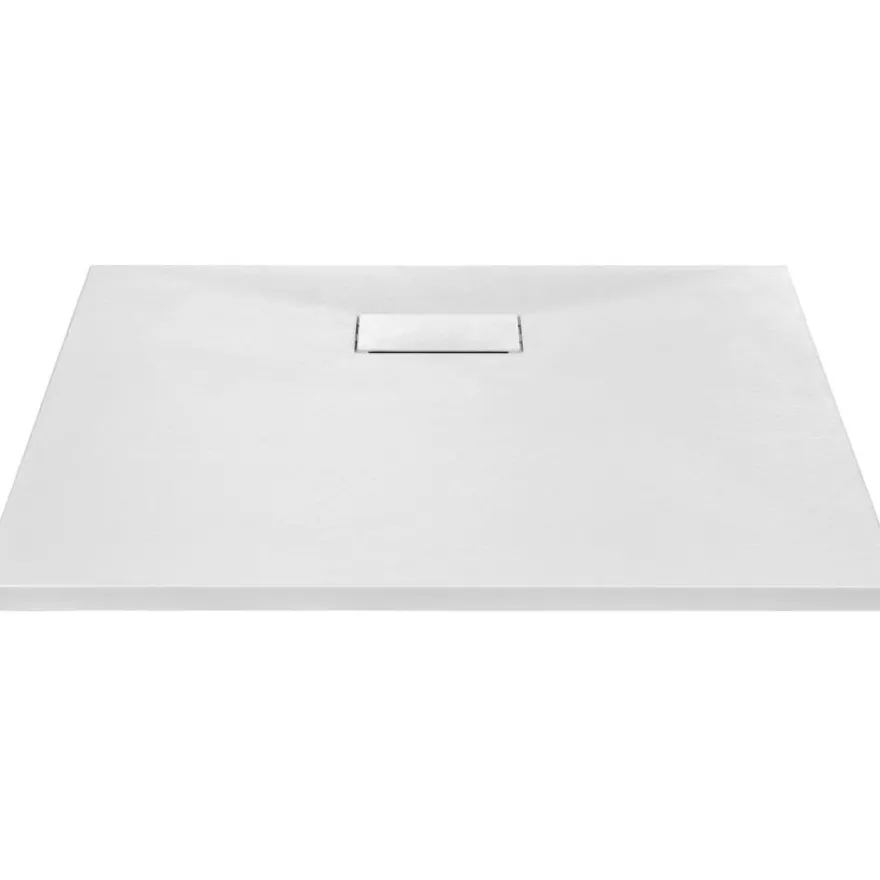 Suihkualusta 80x80 cm SMC valkoinen
