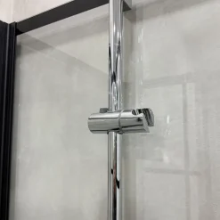 Suihkukaappi Bathlife Betrakta, 70x90cm / 90x70cm, suora, kirkas lasi, musta kehys