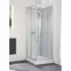 Suihkukaappi Noro Sea, 700x900mm / 900x700mm, suora, kirkas lasi, alumiinikehys