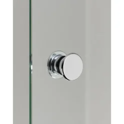 Suihkukulma Vihtan Ocean 3+3 700/800mm, kääntyvä suora, harmaa lasi
