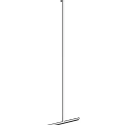 Suihkulattialasta Smedbo Sideline DK2170, kiiltävä kromi