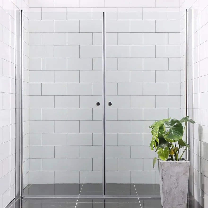 Suihkuseinä Bathlife Mångsidig Vital, kaksi ovea, eri kokoja