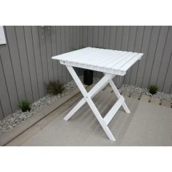 Taitettava puutarhapöytä Baltic Garden Wilma 65x65cm er värejä