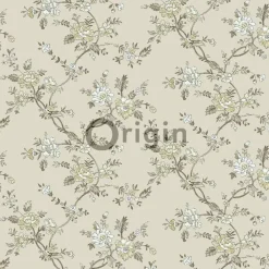 Tapetti Bloomingdale 326130, kukka, maalaisromanttinen, beige