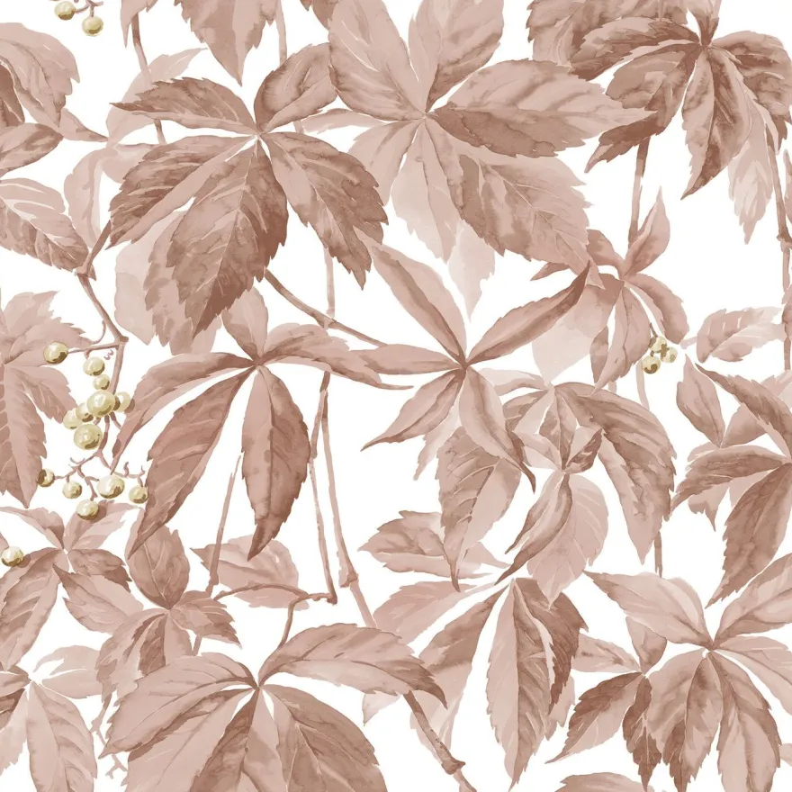 Tapetti Decor Maison Silva 5370-1, kasvi, punainen