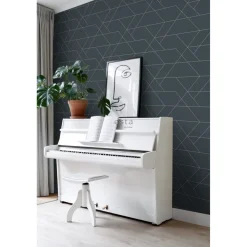 Tapetti Esta Art Deco 139213, non-woven, sininen