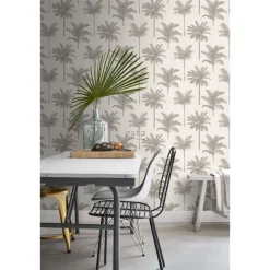 Tapetti Esta Paradise 139163, palmu, beige