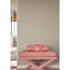 Tapetti Långelid/Von Brömssen Please have a seat, non-woven, graafinen/geometrinen, okra
