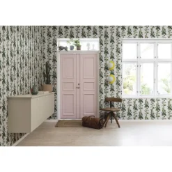 Tapetti Rebel Walls Monkey Island Ivory, eläin, kasvi, vihreä
