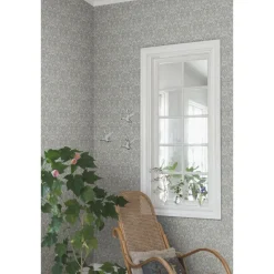 Tapetti Sandberg Emil, non-woven, maalaisromanttinen, vihreä