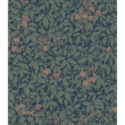 Tapetti Sandberg Linnea, non-woven, vintage, tummansininen