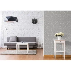Tapetti Sandudd Ivana Helsinki Joshua Tree 5249-3, non-woven, kukka, harmaa/valkoinen