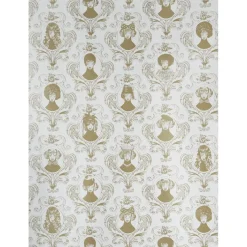 Tapetti Studio Lisa Bengtsson Tillsammans, non-woven, eläinkuosi, kulta