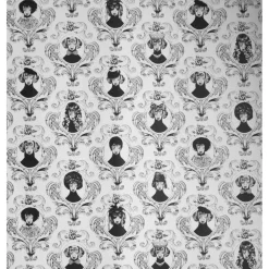 Tapetti Studio Lisa Bengtsson Tillsammans, non-woven, eläinkuosi, mustavalkoinen