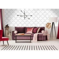 Tapetti Tapetit.fi Kaleidoscope Ventura Grey/Silver 90600, marmori