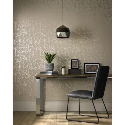 Tapetti 1838 Wallcoverings Glaze, graafinen/geometrinen, kupari