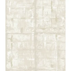 Tapetti 1838 Wallcoverings Patina, ruutu, vaalea