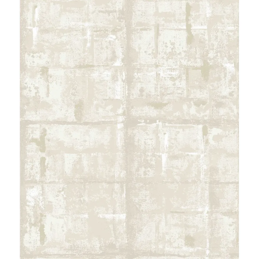 Tapetti 1838 Wallcoverings Patina, ruutu, vaalea